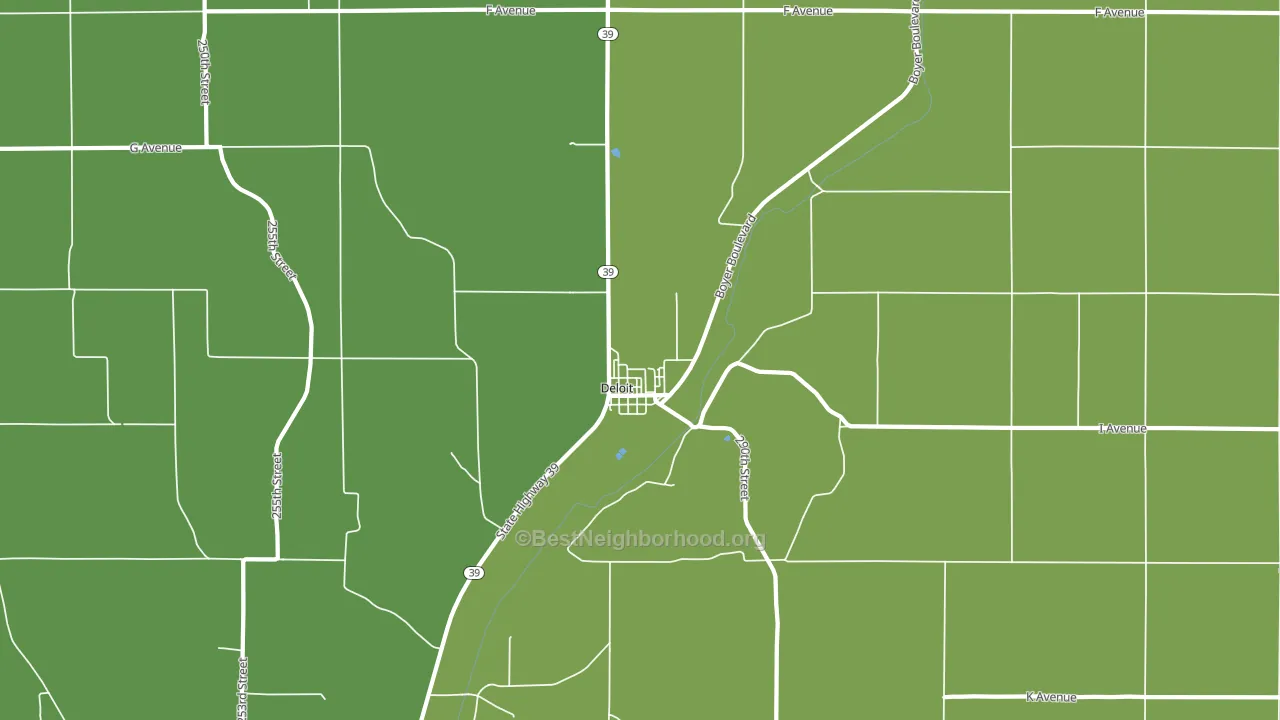 51441, IA block-group voter-turnout map