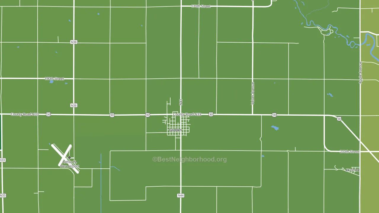 51443, IA block-group voter-turnout map