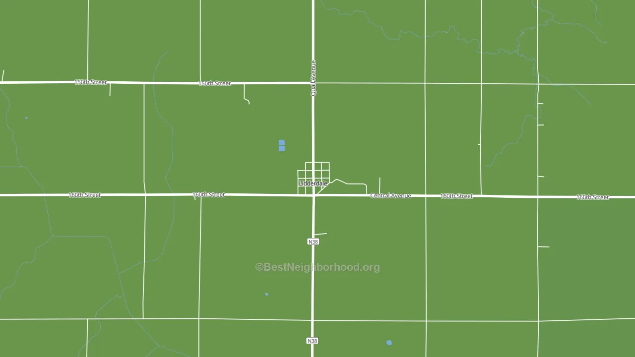 51452, IA block-group voter-turnout map