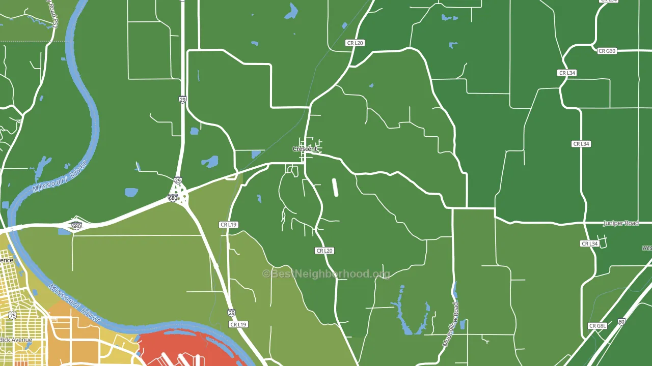 51526, IA block-group voter-turnout map