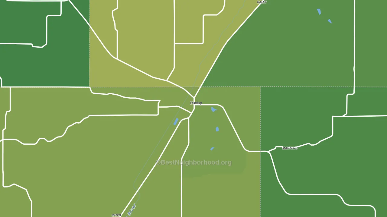 51529, IA block-group voter-turnout map