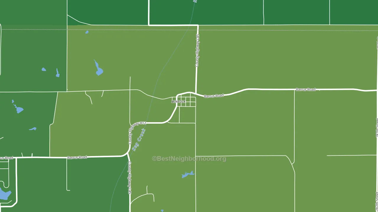 51554, IA block-group voter-turnout map
