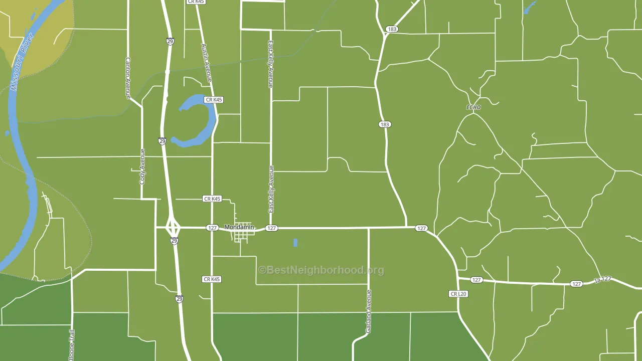 51557, IA block-group voter-turnout map