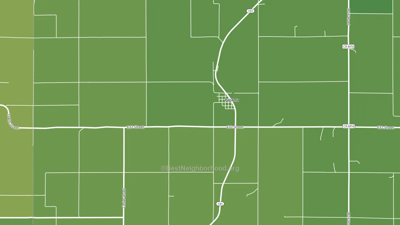 51562, IA block-group voter-turnout map