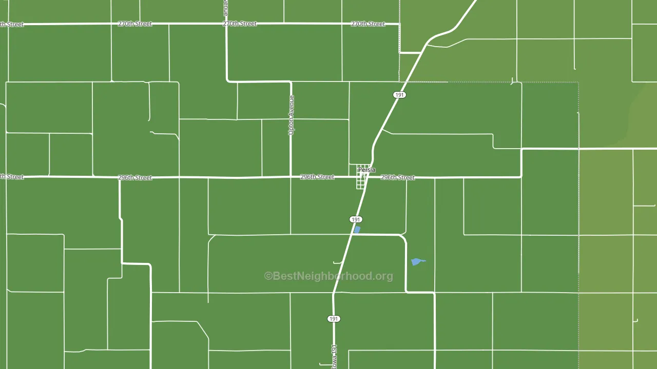 51563, IA block-group voter-turnout map