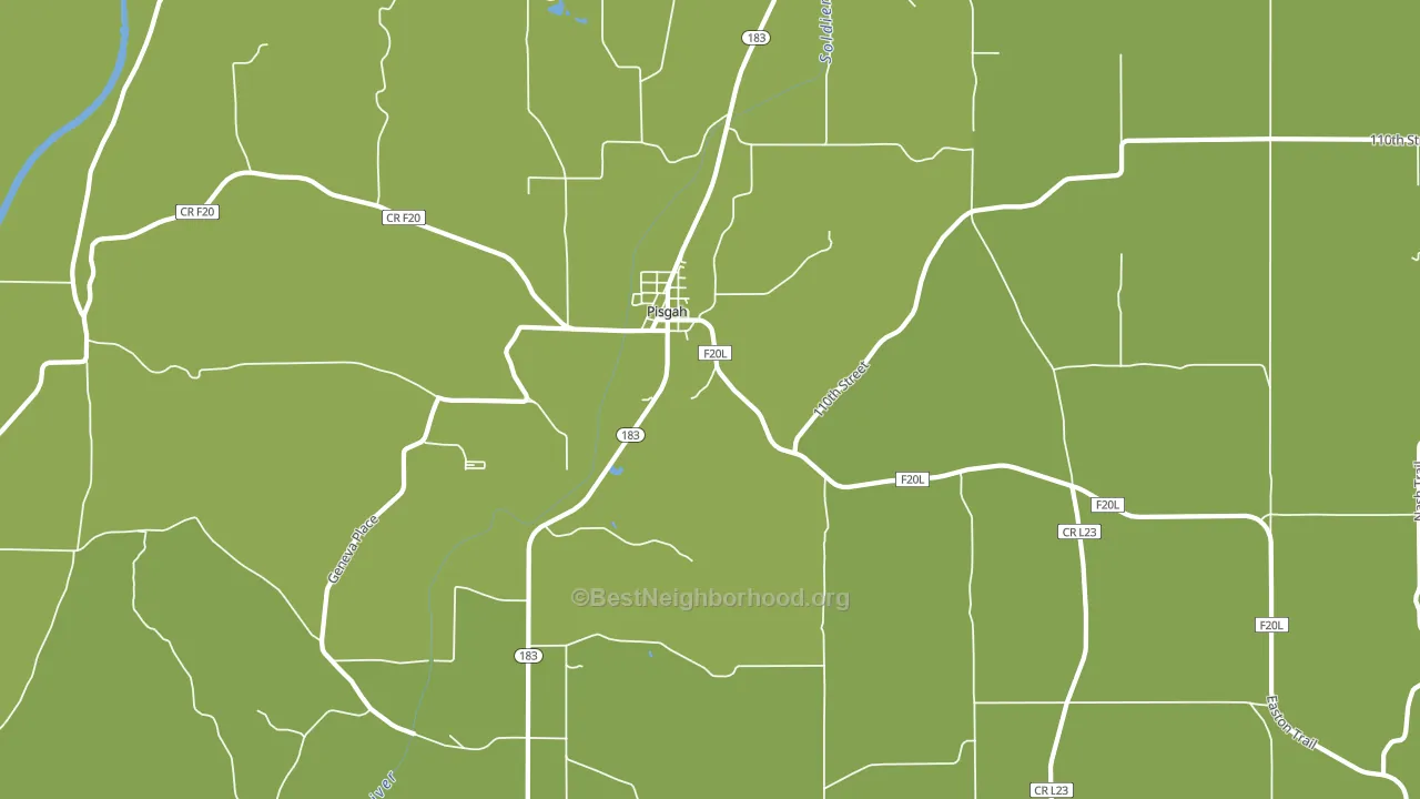 51564, IA block-group voter-turnout map