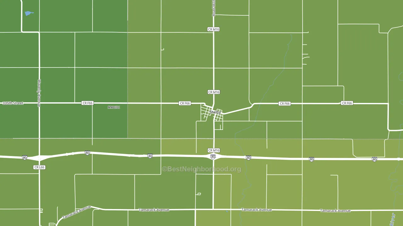51570, IA block-group voter-turnout map