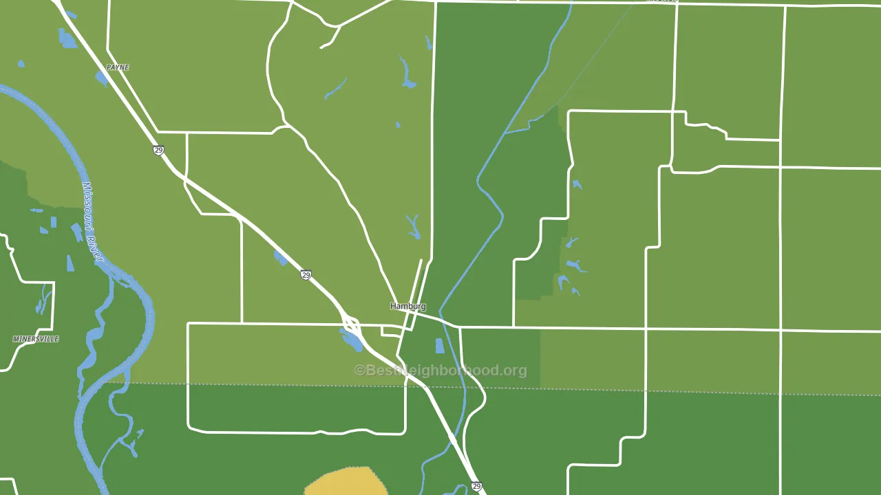 51640, IA block-group voter-turnout map