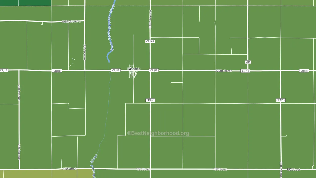 51649, IA block-group voter-turnout map