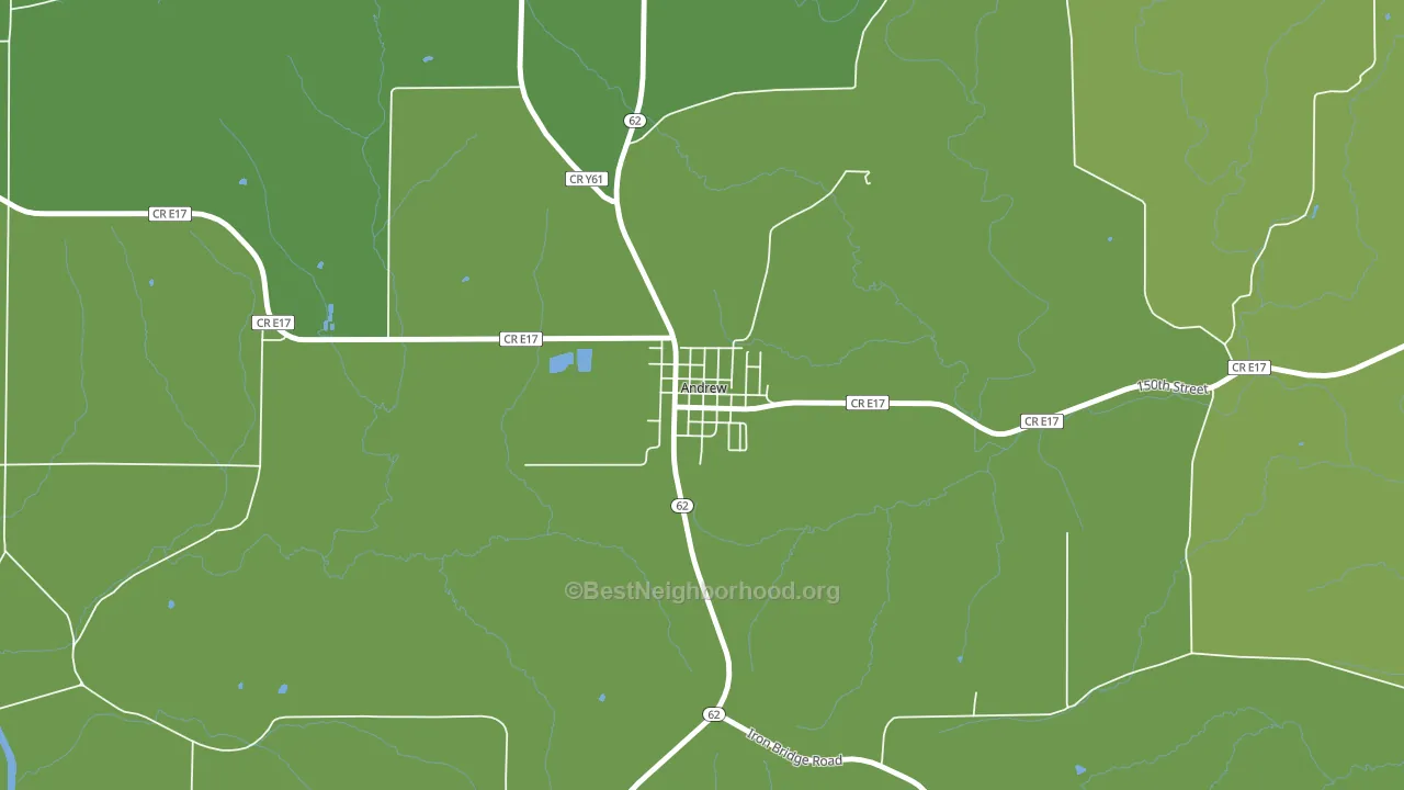 52030, IA block-group voter-turnout map
