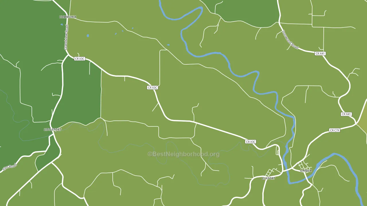 52044, IA block-group voter-turnout map