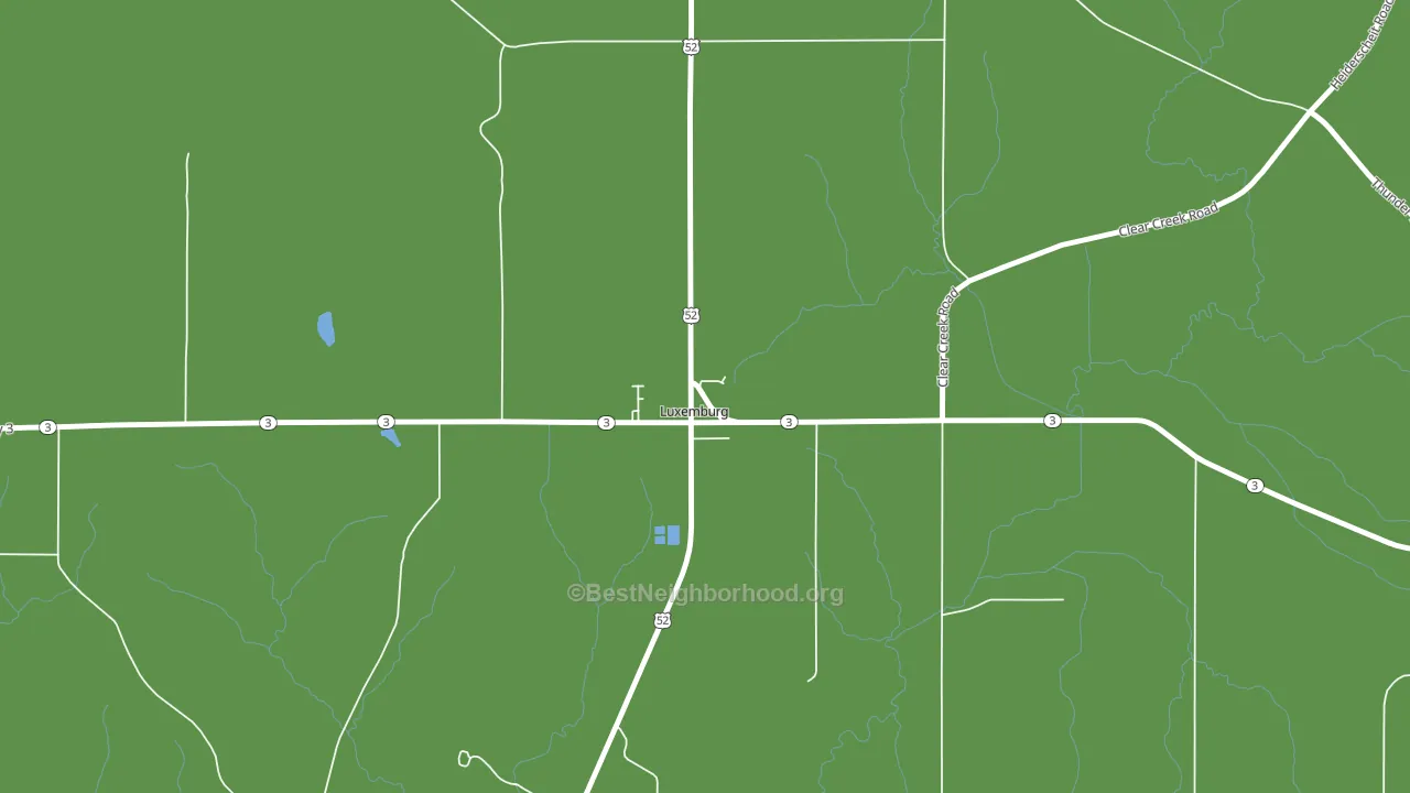 52056, IA block-group voter-turnout map
