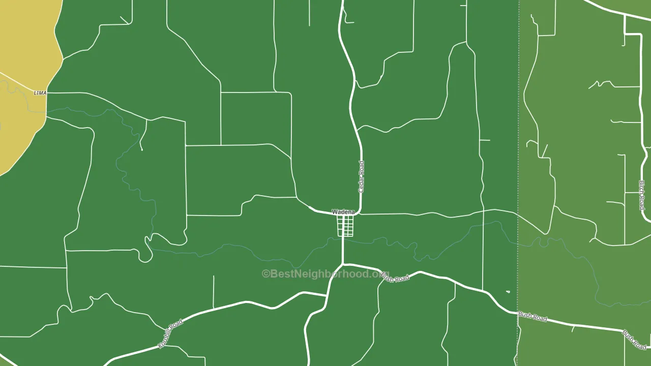 52169, IA block-group voter-turnout map