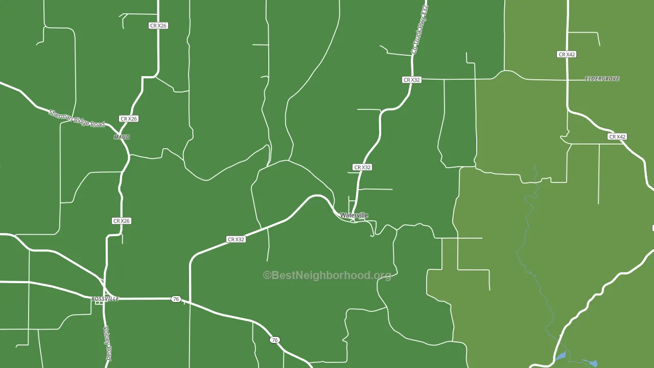 52170, IA block-group voter-turnout map