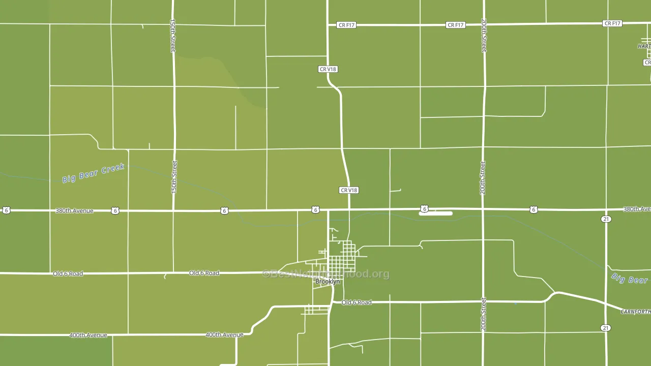 52211, IA block-group voter-turnout map
