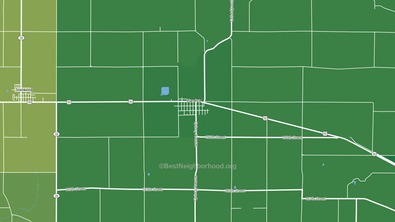 52216, IA block-group voter-turnout map
