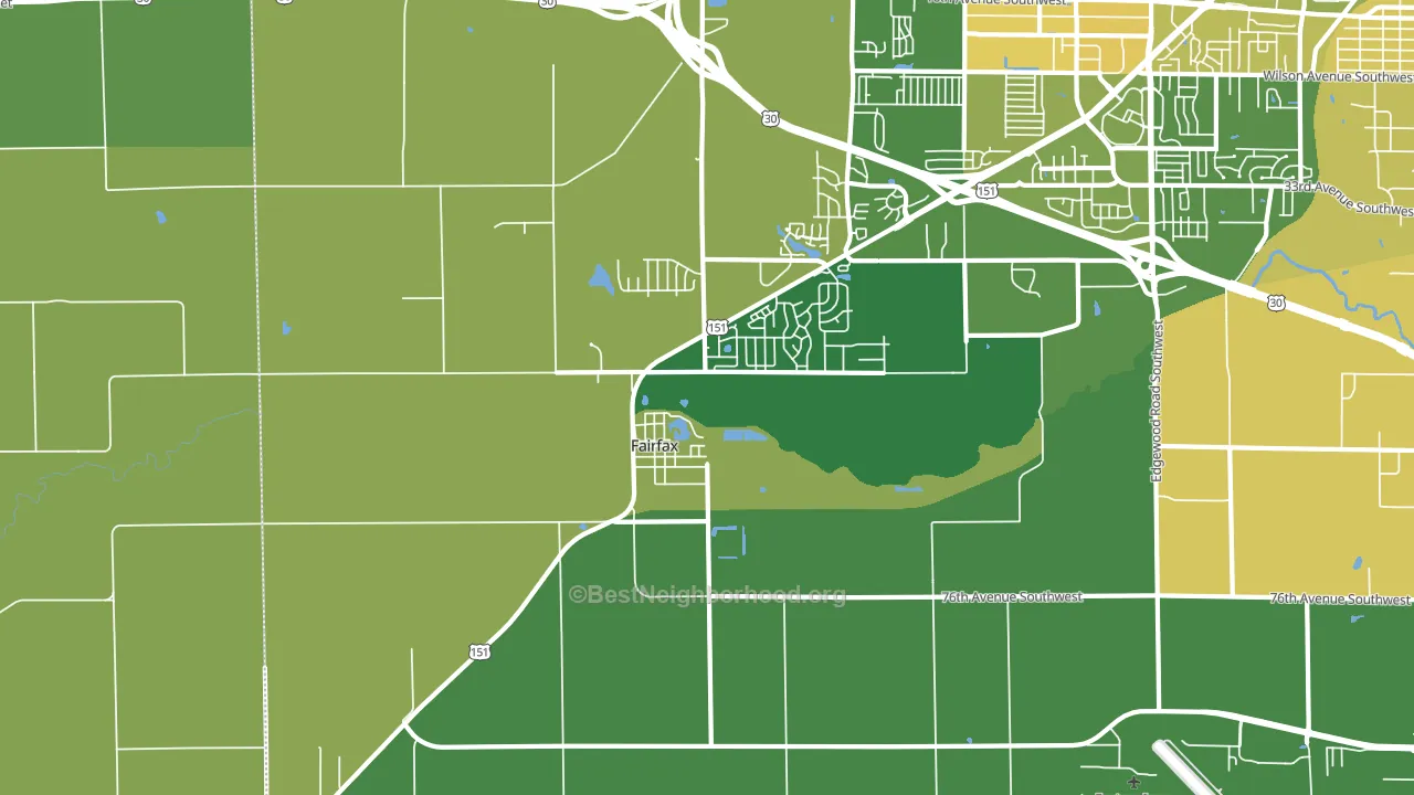52228, IA block-group voter-turnout map