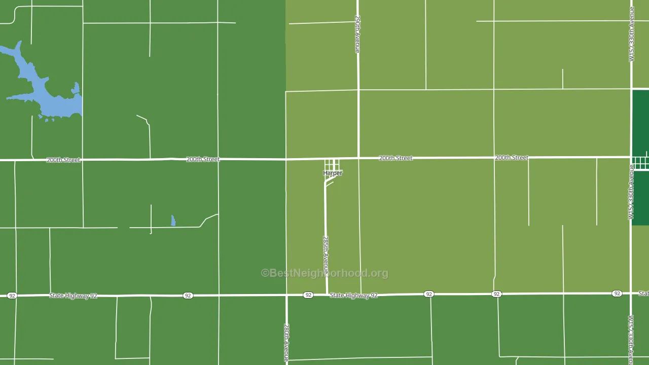 52231, IA block-group voter-turnout map