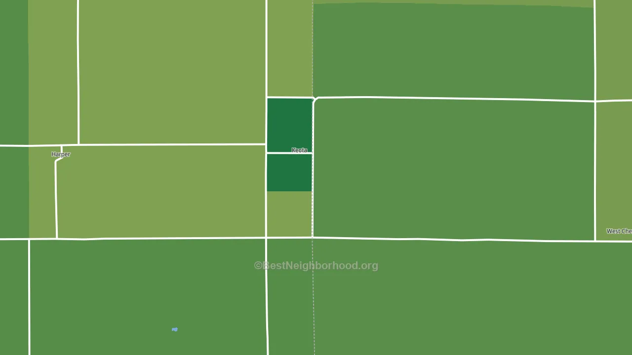 52248, IA block-group voter-turnout map