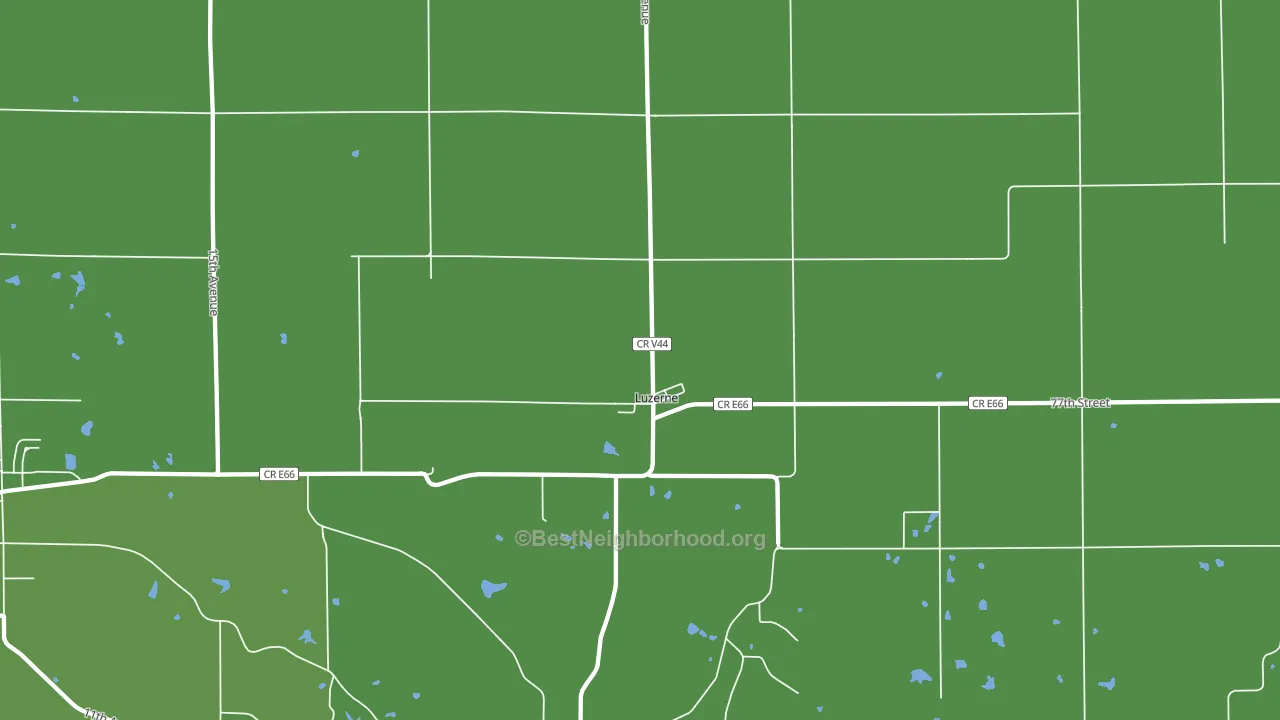 52257, IA block-group voter-turnout map