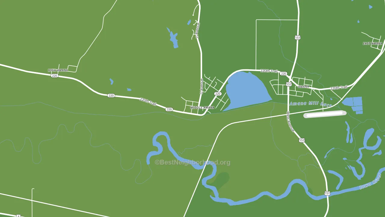 52307, IA block-group voter-turnout map