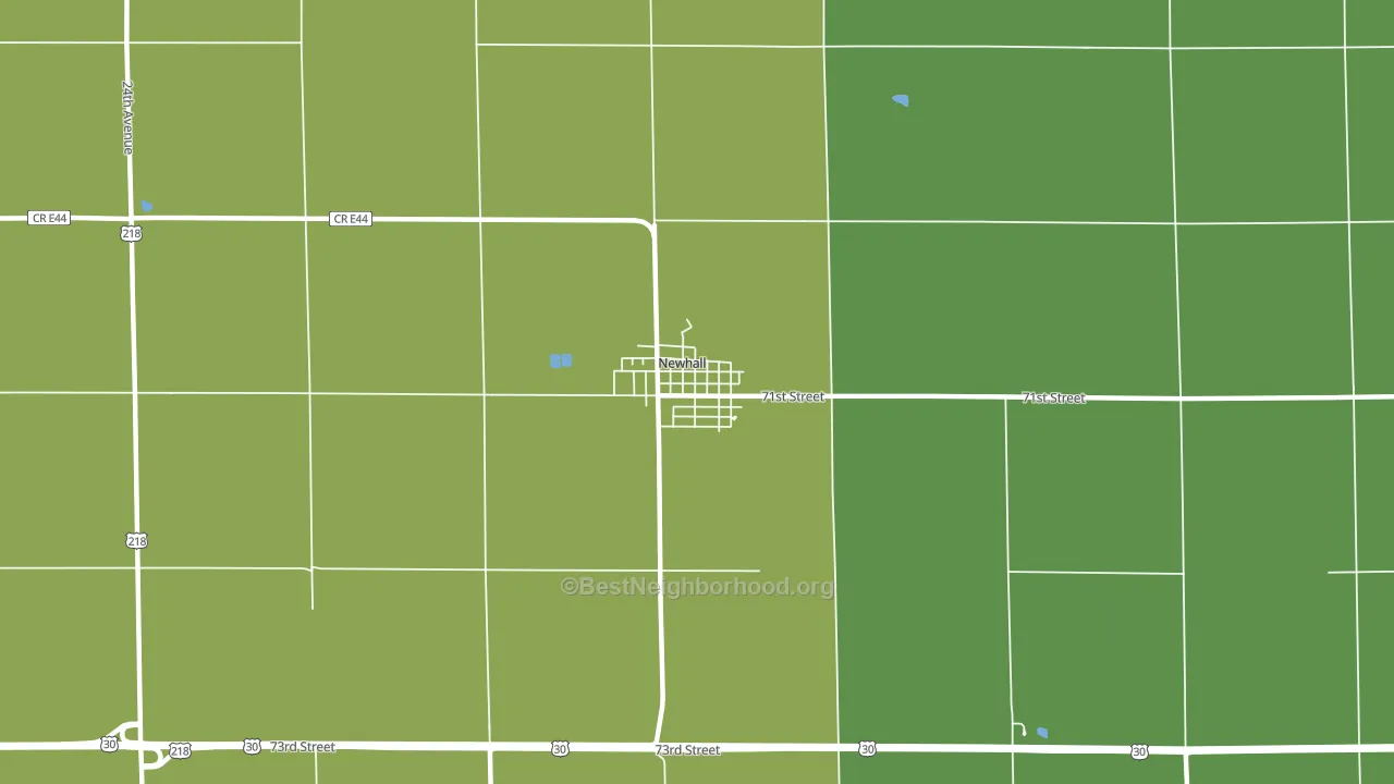 52315, IA block-group voter-turnout map