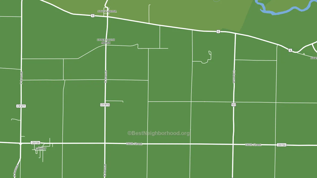 52334, IA block-group voter-turnout map