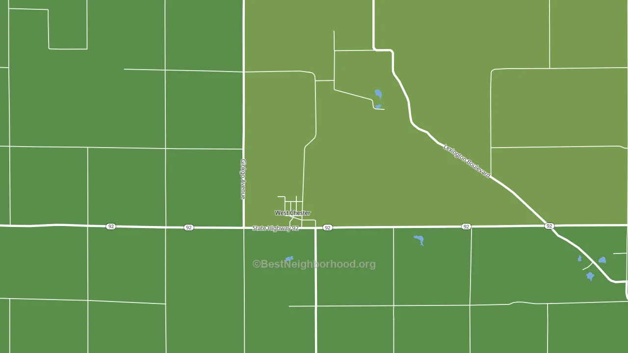 52359, IA block-group voter-turnout map