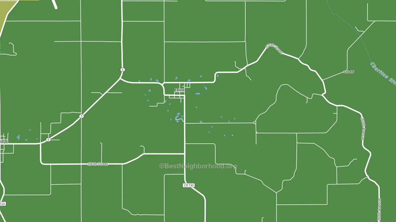 52555, IA block-group voter-turnout map