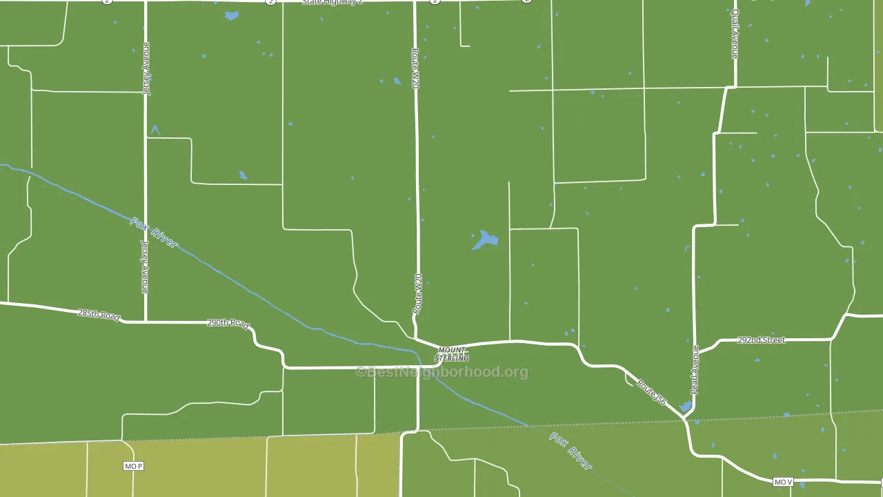 52573, IA block-group voter-turnout map