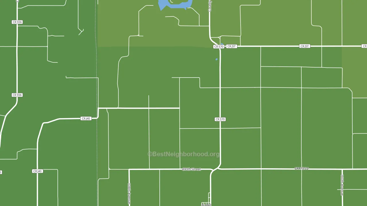 52581, IA block-group voter-turnout map