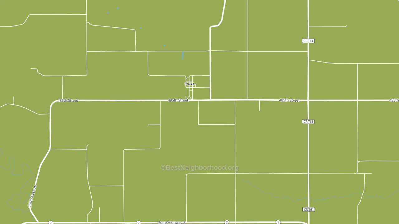 52593, IA block-group voter-turnout map