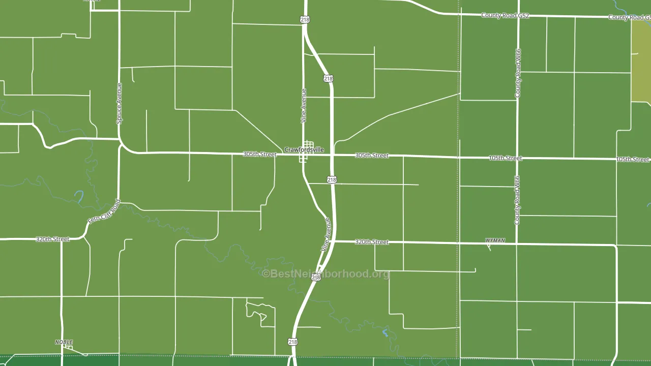 52621, IA block-group voter-turnout map
