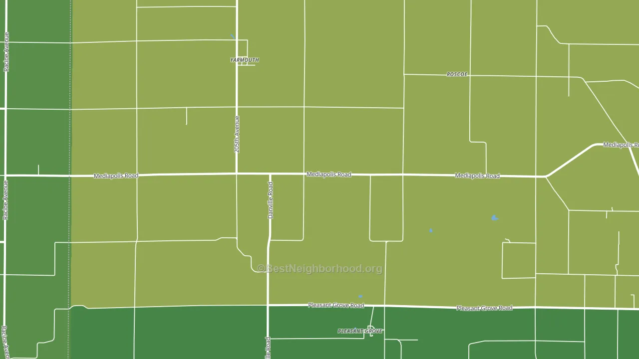 52660, IA block-group voter-turnout map