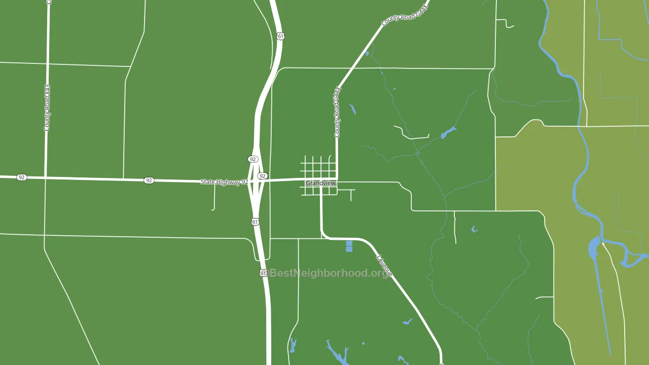 52752, IA block-group voter-turnout map