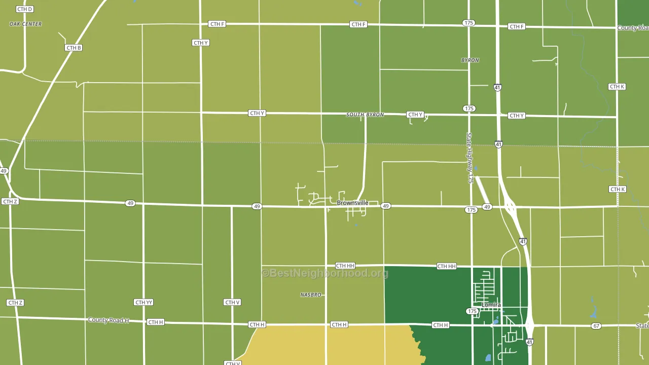 53006, WI block-group voter-turnout map