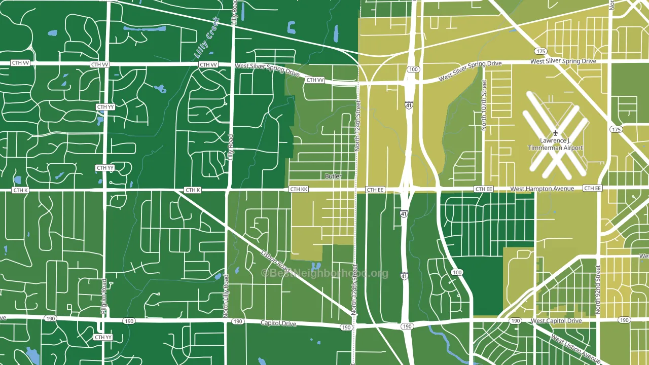 53007, WI block-group voter-turnout map