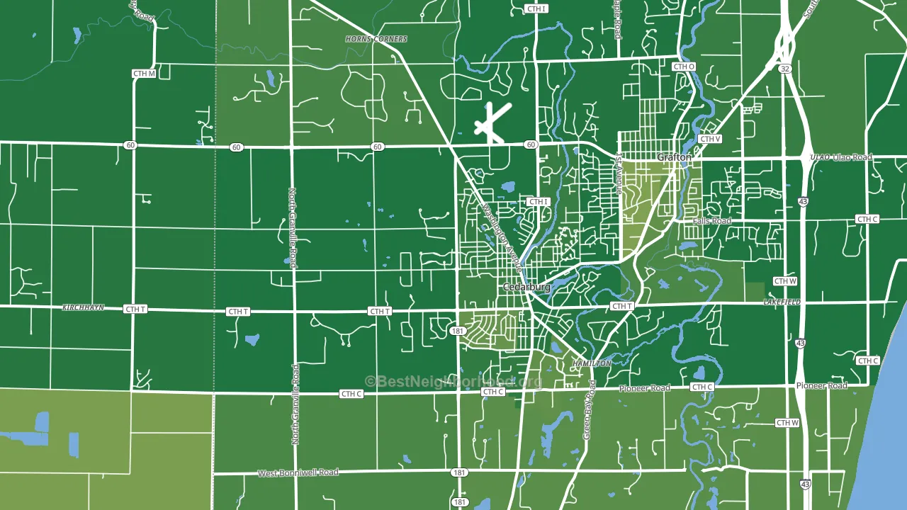 53012, WI block-group voter-turnout map