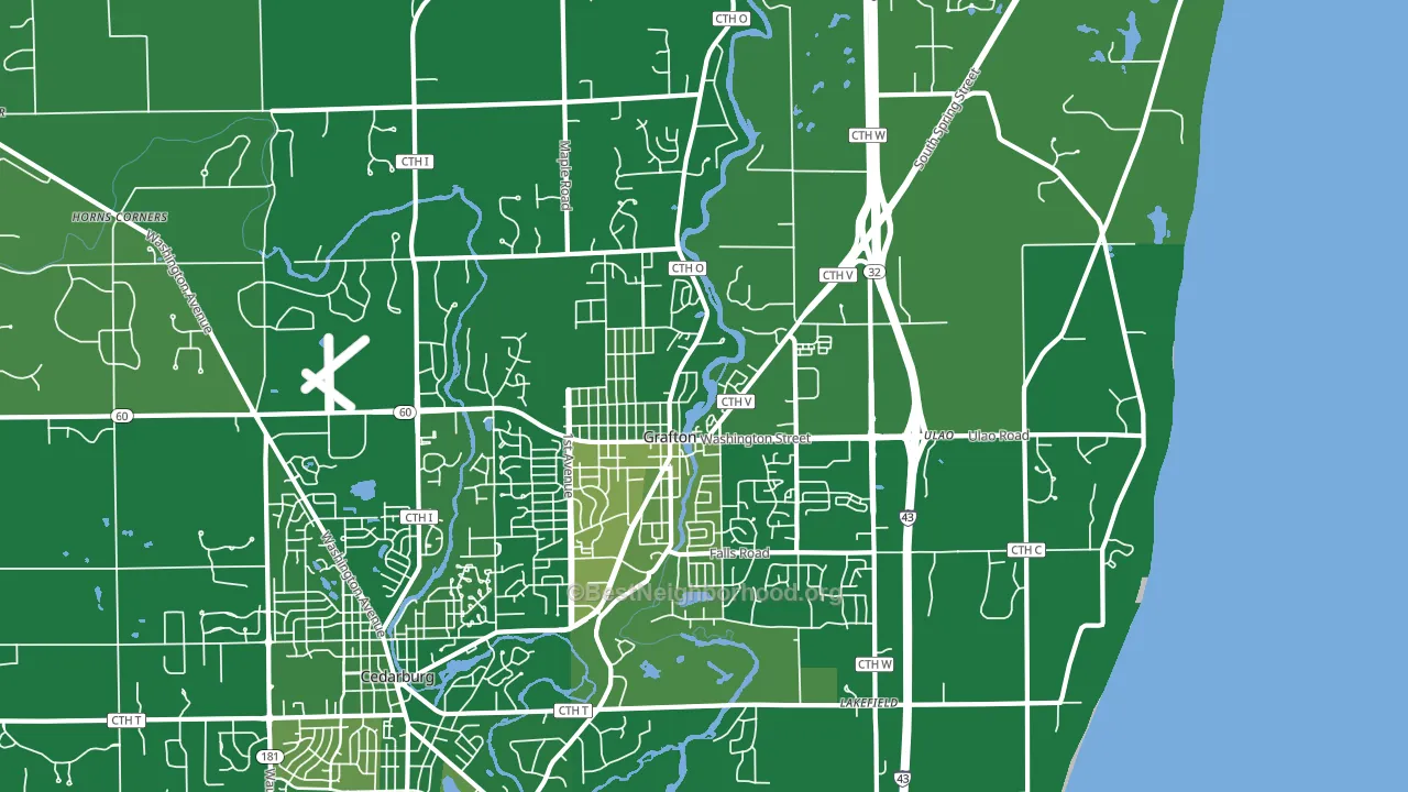 53024, WI block-group voter-turnout map