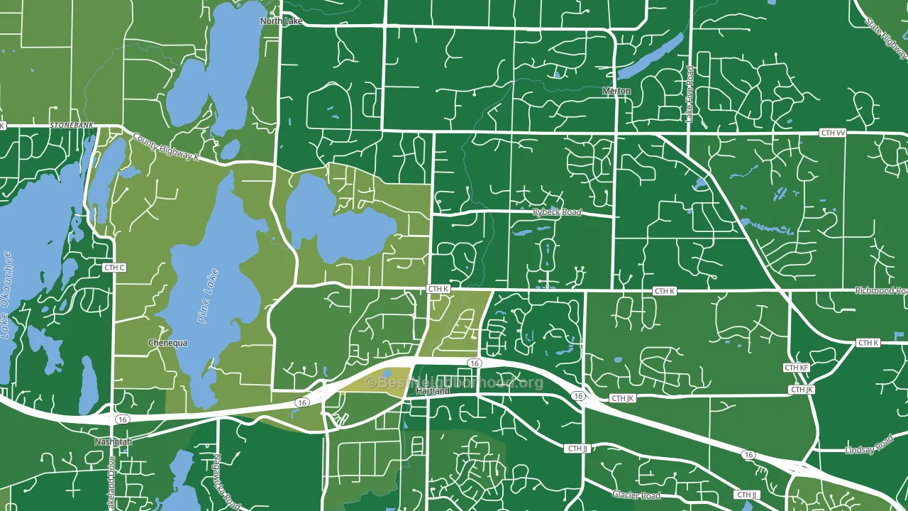 53029, WI block-group voter-turnout map