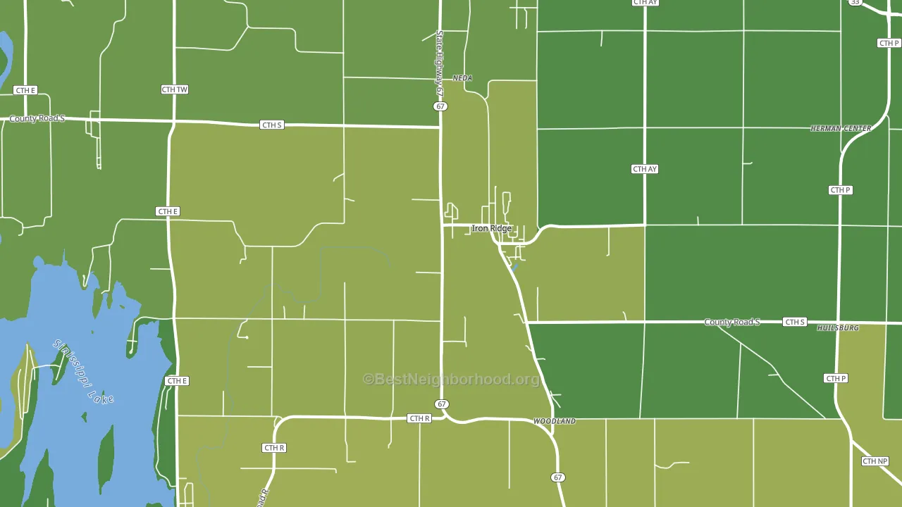 53035, WI block-group voter-turnout map