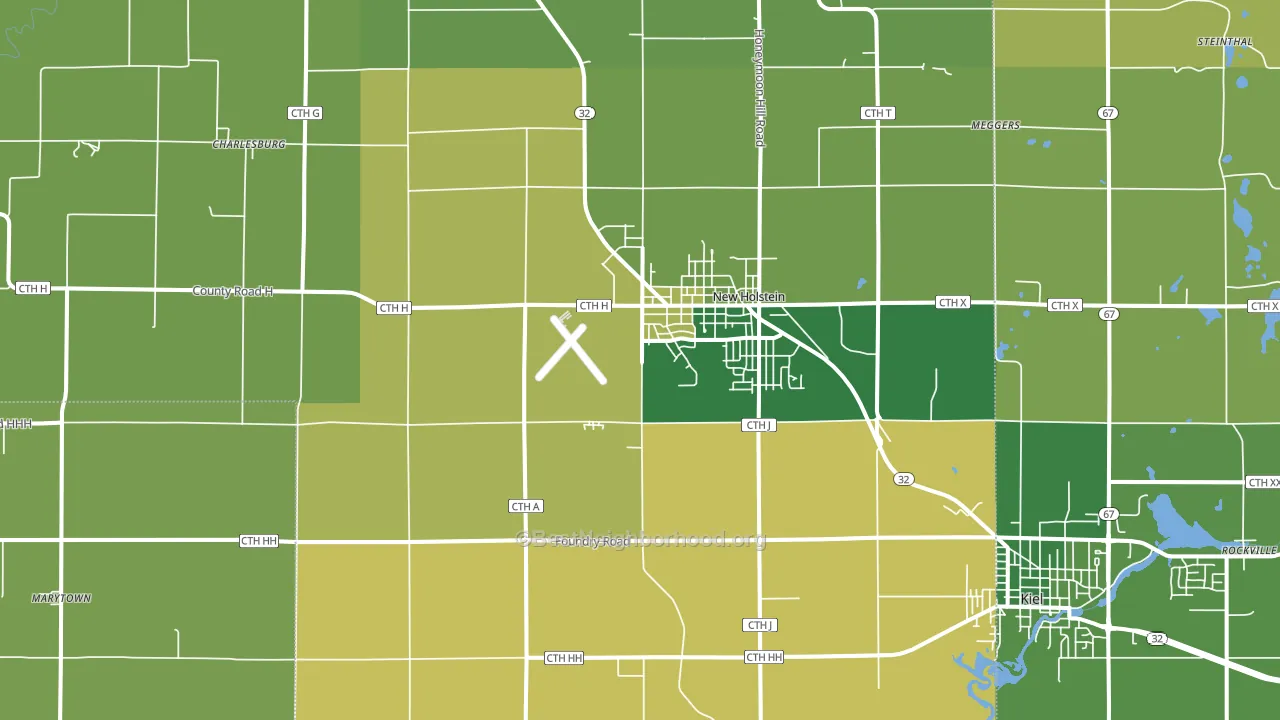 53061, WI block-group voter-turnout map