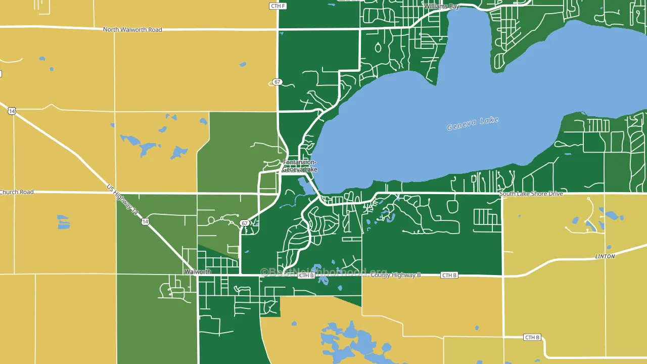 53125, WI block-group voter-turnout map