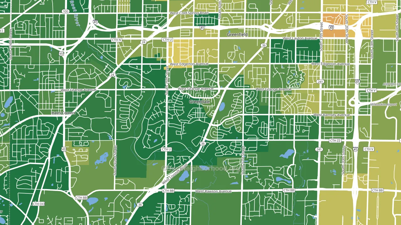 53129, WI block-group voter-turnout map
