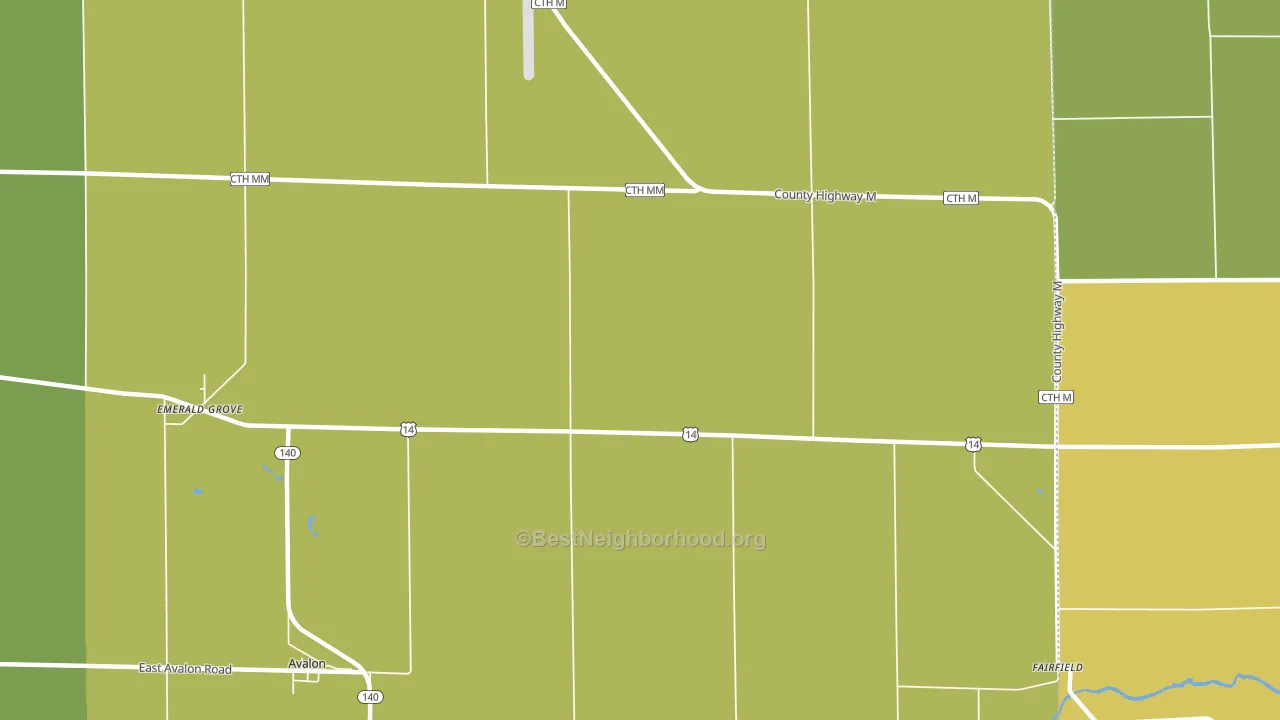 53505, WI block-group voter-turnout map