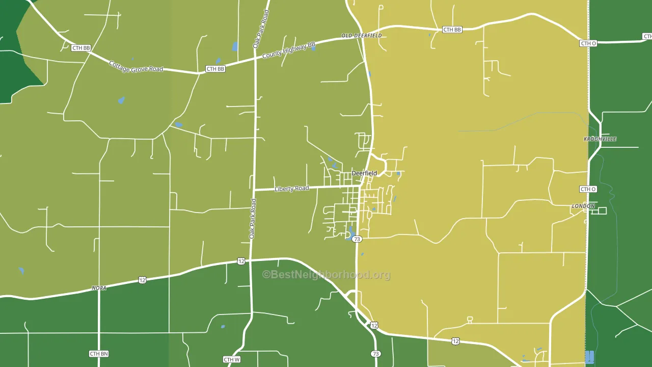 53531, WI block-group voter-turnout map