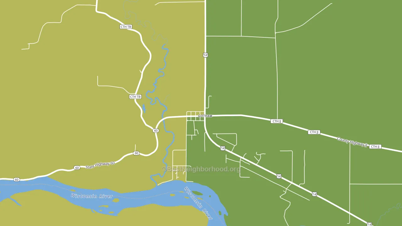 53540, WI block-group voter-turnout map