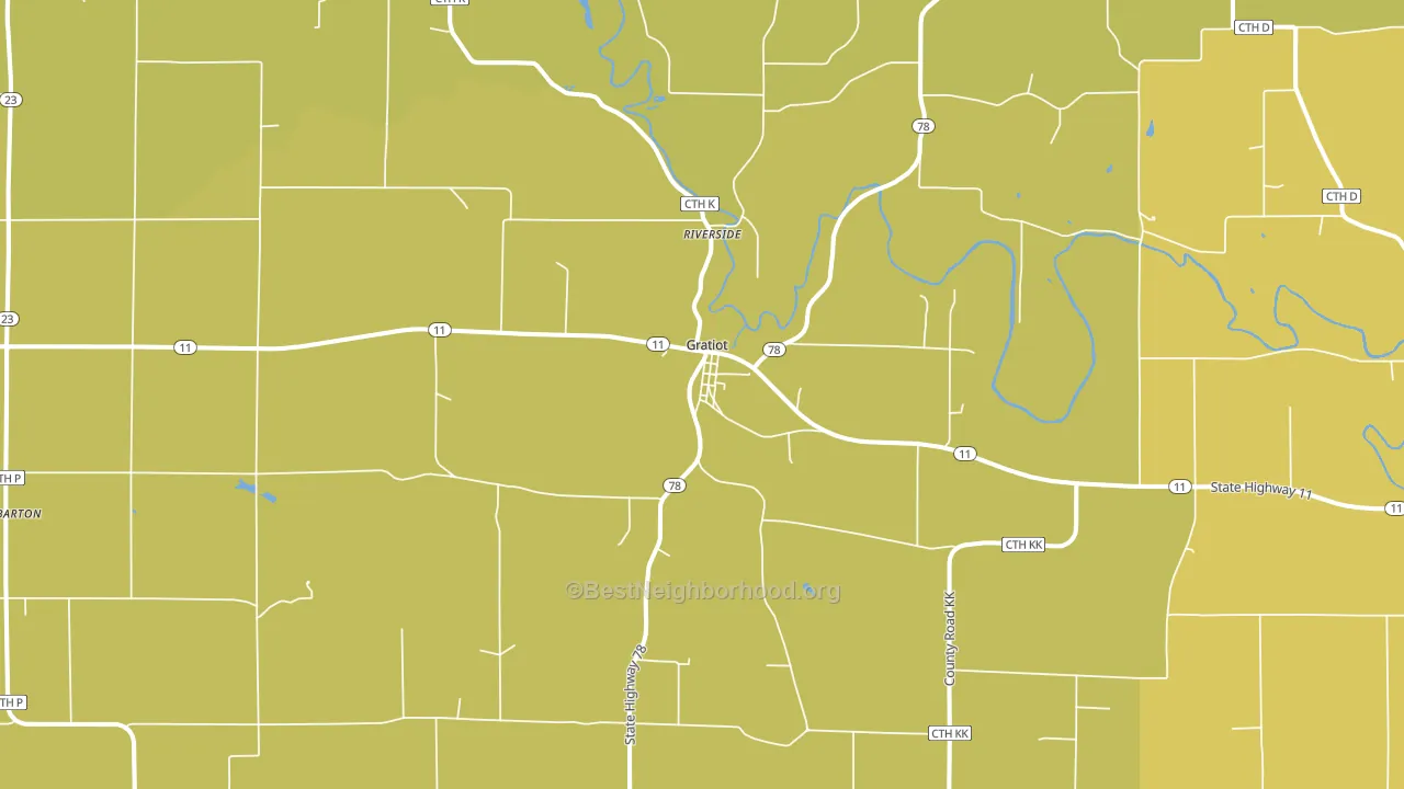 53541, WI block-group voter-turnout map