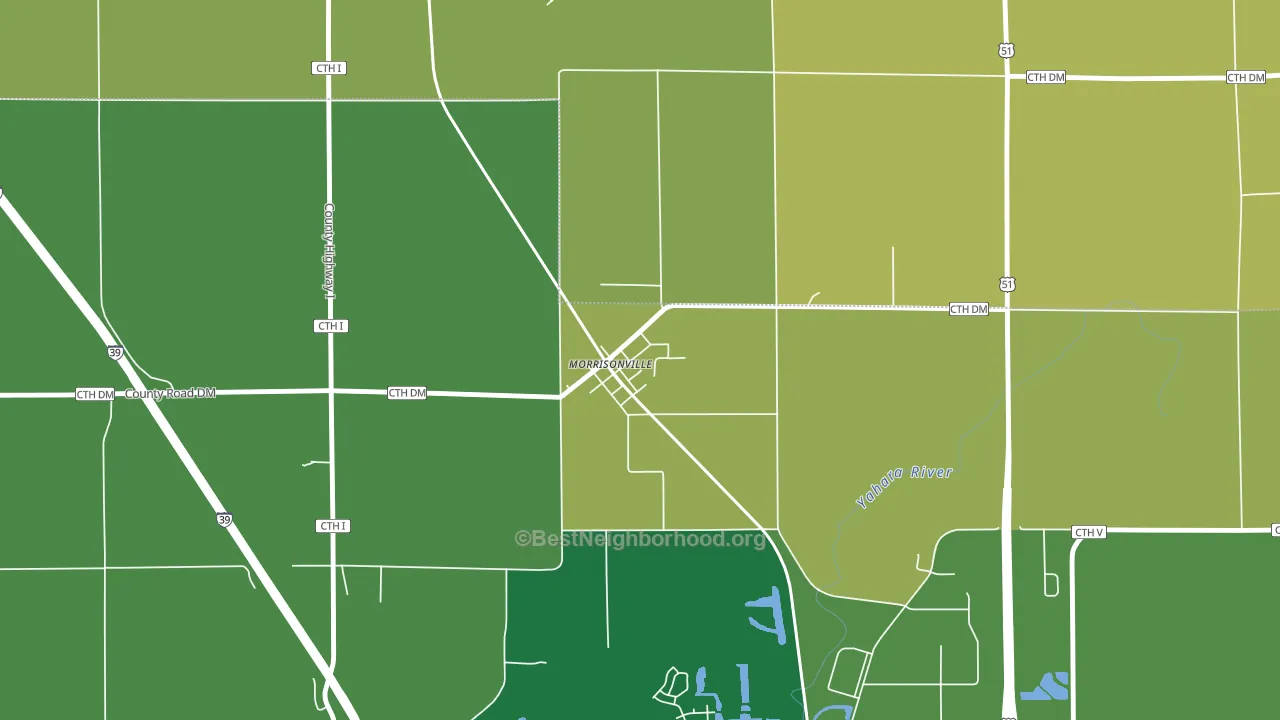 53571, WI block-group voter-turnout map