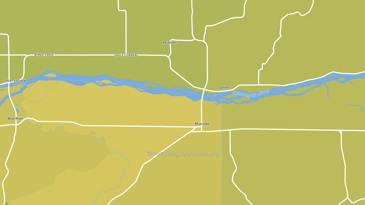 53573, WI block-group voter-turnout map